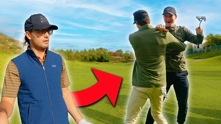 He never plays golf and did this