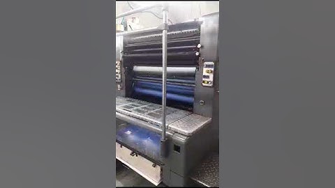 heidelberg 2 colour 28x40 model 1988