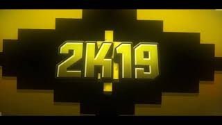 [FREE 2D INTRO TEMPLATE] | 2K19\NEW YEAR! GOLD TEMPLATE | PURE GOLD | ZABLOX RENDERED IT | Auntari2D