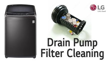 [LG Top Load Washer] - How to clean drain pump filter (OE error code | Clothes are wet after wash)