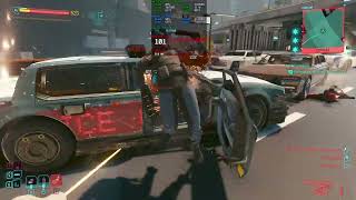 LukeFZ's FSR3 Frame Gen 0.10 Mod in Cyberpunk 2077 - Partying w/ da police in Corpo Plaza endz bad☠️