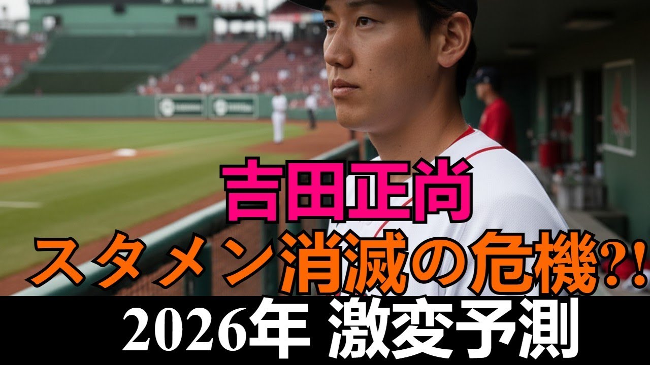 「まさかの吉田正尚“開幕スタメン消滅”予測…一方で大谷1番、鈴木4番、村上＆岡本は主軸に【MLB2026日本人序列が激変】」