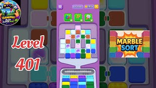 Level 401 - How to Beat Marble Sort Level 401 - Step-by-Step Guide & Walkthrough! #marblesort 