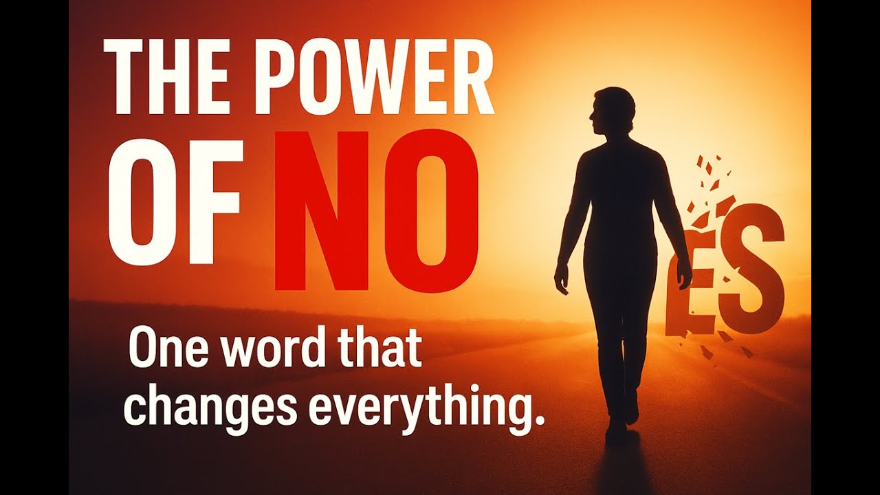 The Transformative Power of Saying NO - YouTube