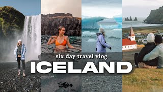 6 Day ICELAND Travel Vlog! 🇮🇸 (Best Things To See, Eat \& Do)