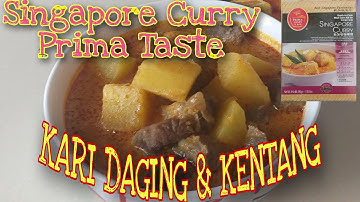 Resep Cara Memasak Kari Daging dan Kentang||Culinary Excellence/Singapore Curry Recipe