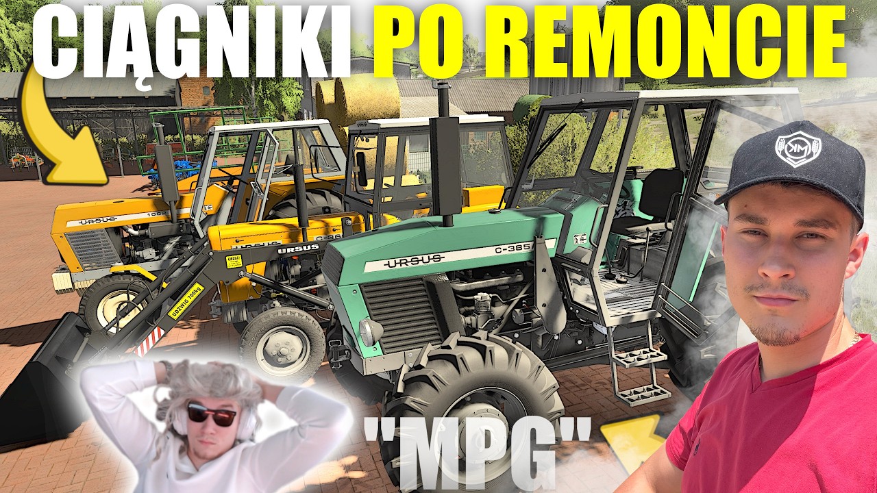 REAKCJA JANINY NA CIĄGNIKI PO REMONCIE 😁 BĘDĘ ROBIĆ MUZEUM LEGEND? 🔵 