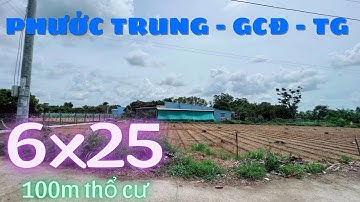 MS354 Bán 2 nền đất đường bê tông xe hơi cách HL04 300m ấp Nghĩa Chí xã Phước Trung GCĐ TG