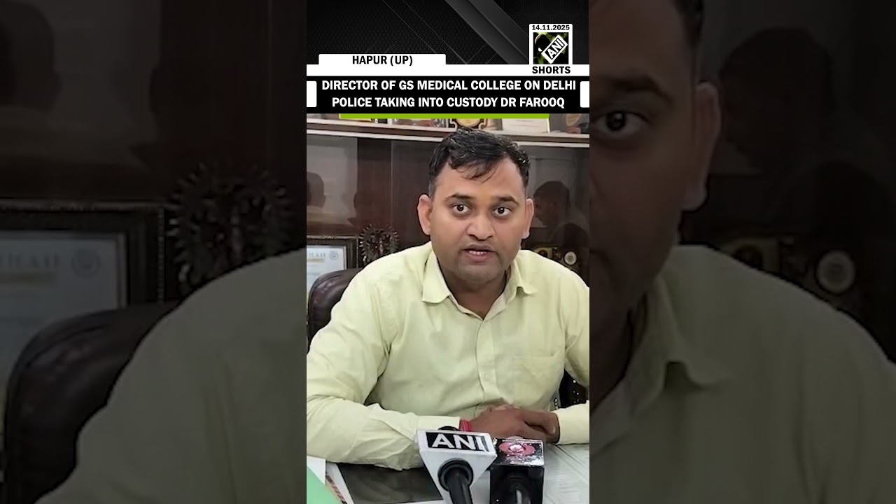 Director of GS Medical College reacts after Delhi Police takes custody of Dr Farooq Ahmad Dar