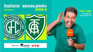 GUARANI X AMÉRICA AO VIVO NA ITATIAIA | REACT DA SÉRIE B DO BRASILEIRÃO