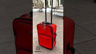 Чемодан текстильный PROFFI TRAVEL 2-х колесный, цвет красный, малый S