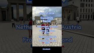 Euro 2024 June 25  Football Schedule Berlin Fanzone
