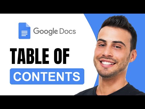 Google Docs Table Of Contents: How To Make A Table Of Contents In Google Docs | Tutorial (2025)