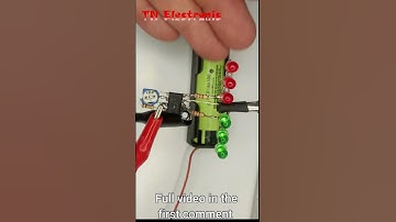 Đèn led cảnh sát, điều chỉnh tốc độ #short @TN_Electric