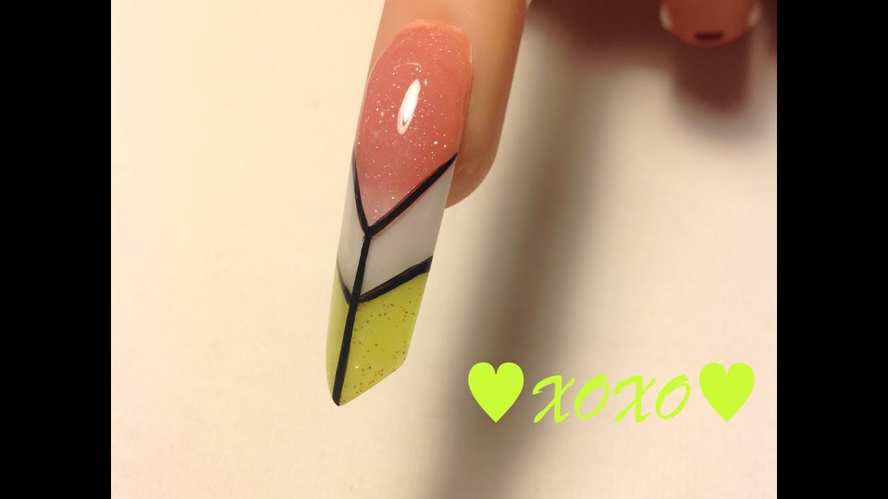 HOW TO: Neon Edge Nails ♥