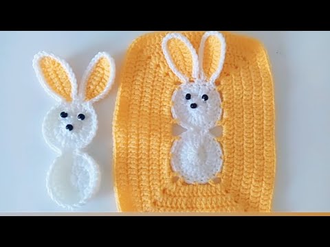 Tavşanlı Bebek Battaniyesi yapımı #baby #knitting #crochet