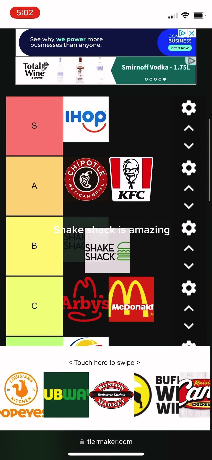 Fast Food Chain Tier List YouTube