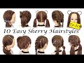 10種兒童編髮PART2俏皮可愛簡單快速小朋友綁法教學 10 Simple Quick and Easy Hairstyles of Child by SHERRY