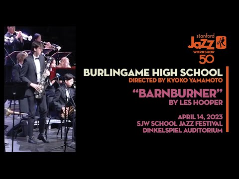 Burlingame High School Jazz Band performs Barnburner