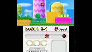 NEW SUPER MARIO BROS. 2 WORLD 1-1 (speedrun) #2