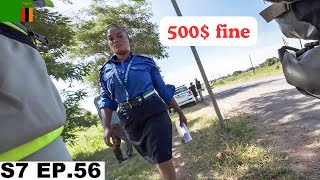 500$ FINE BY THE Zambia POLICE FOR OVERTAKING 🇿🇲 S7 EP.56 | Pakistan to South Africa