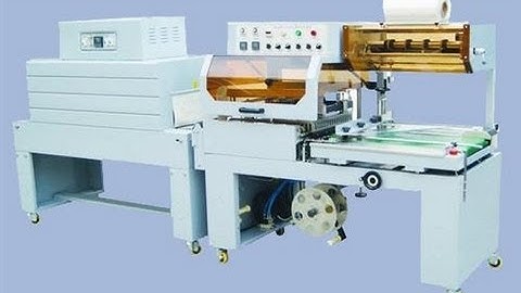 high speed L bar sealer shrinking machine L type automatic sealing shrinking machine  film wrapping