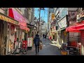 Japan Walking tour in Nishiogikubo, Tokyo 4K-