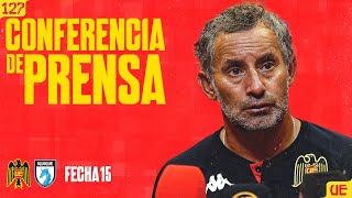 CONFERENCIA DE PRENSA | Las declaraciones de Miguel Ponce previo a recibir a Deportes Iquique