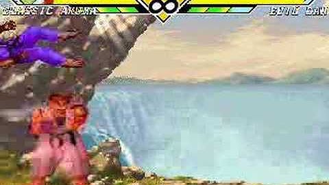 Neo/Classic Akuma vs Evil Dan