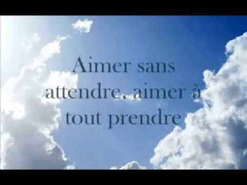 Florent Pagny ~ Apprendre à Aimer ~ Lyrics