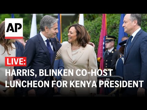 LIVE: Kamala Harris, Antony Blinken co-host luncheon for Kenya President William Ruto