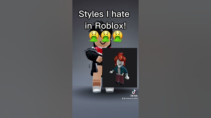 STYLES I HATE IN ROBLOX (MY OPINION)
