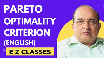 Pareto Optimality Criterion (English)