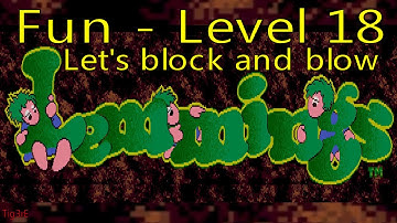 Lemmings (1991) - Fun - Level 18 - Let