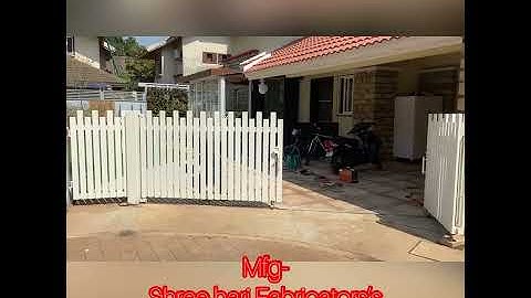 Beautiful and amazing creative design Swing with by fold Gate in metals