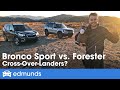 2021 Ford Bronco Sport vs. 2021 Subaru Forester | Off-Road Crossover Comparison