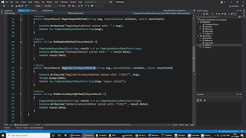 Async Method Support In WCF