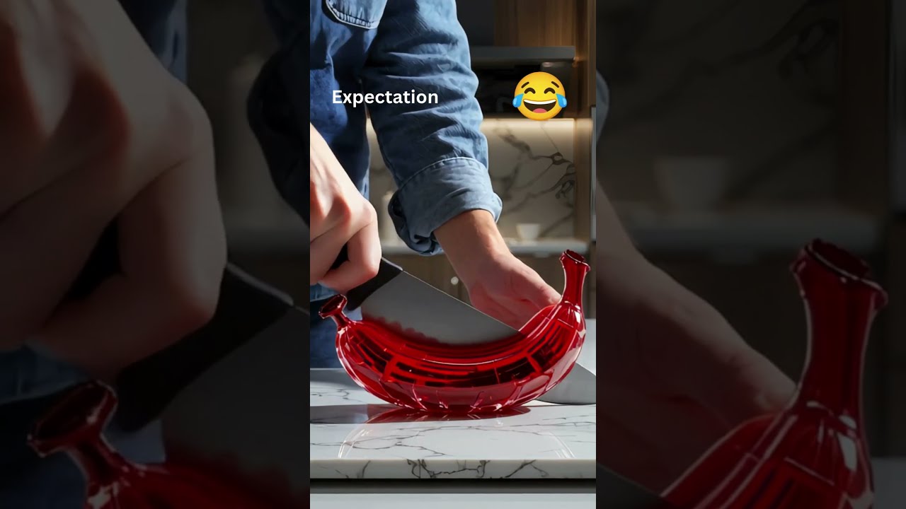 AI Animated Banana Expectation VS Reality Fruit Aishorts Fruitcutting Fruits Ytshorts