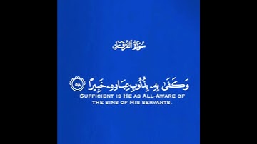 وتوكل على الحي الذي لا يموت _سورة الفرقان