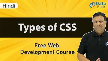 Types of CSS | Inline, Internal & External CSS Explained | Different Types of CSS [Hindi]