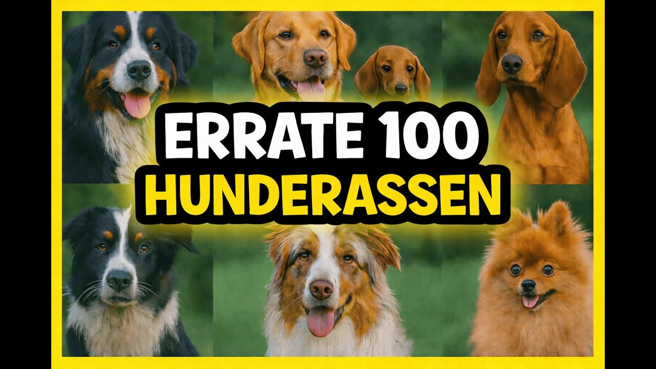 Nur 1 % erkennt alle! Das große Hunderassen QUIZ
