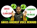 Grass Airdrop Train Voice Ai Reward 🔥|| Grass Airdrop Season 2 Wallet || Best Free Airdrop 2026 