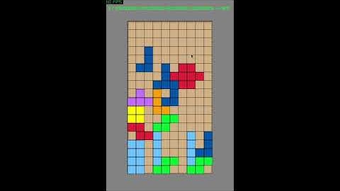 Broken Tetris with Raylib C