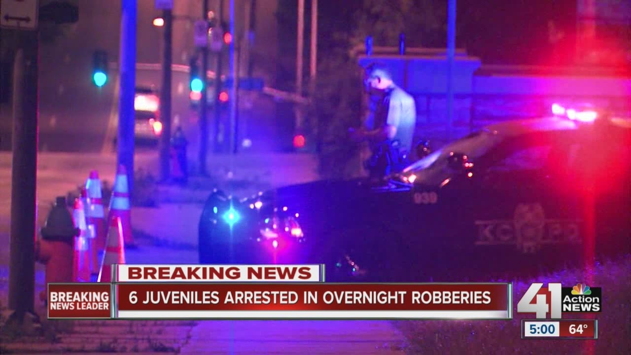 6 juveniles taken into custody after standoff with police in KCMO - YouTube