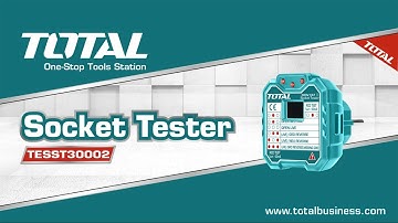 การใช้งานเครื่องตรวจเช็คเต้ารับไฟฟ้า #TOTAL (Socket Tester) รุ่น TESST30002