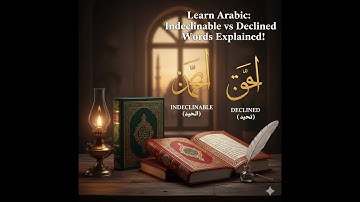 Learn Arabic: Indeclinable vs Declined Words Explained!