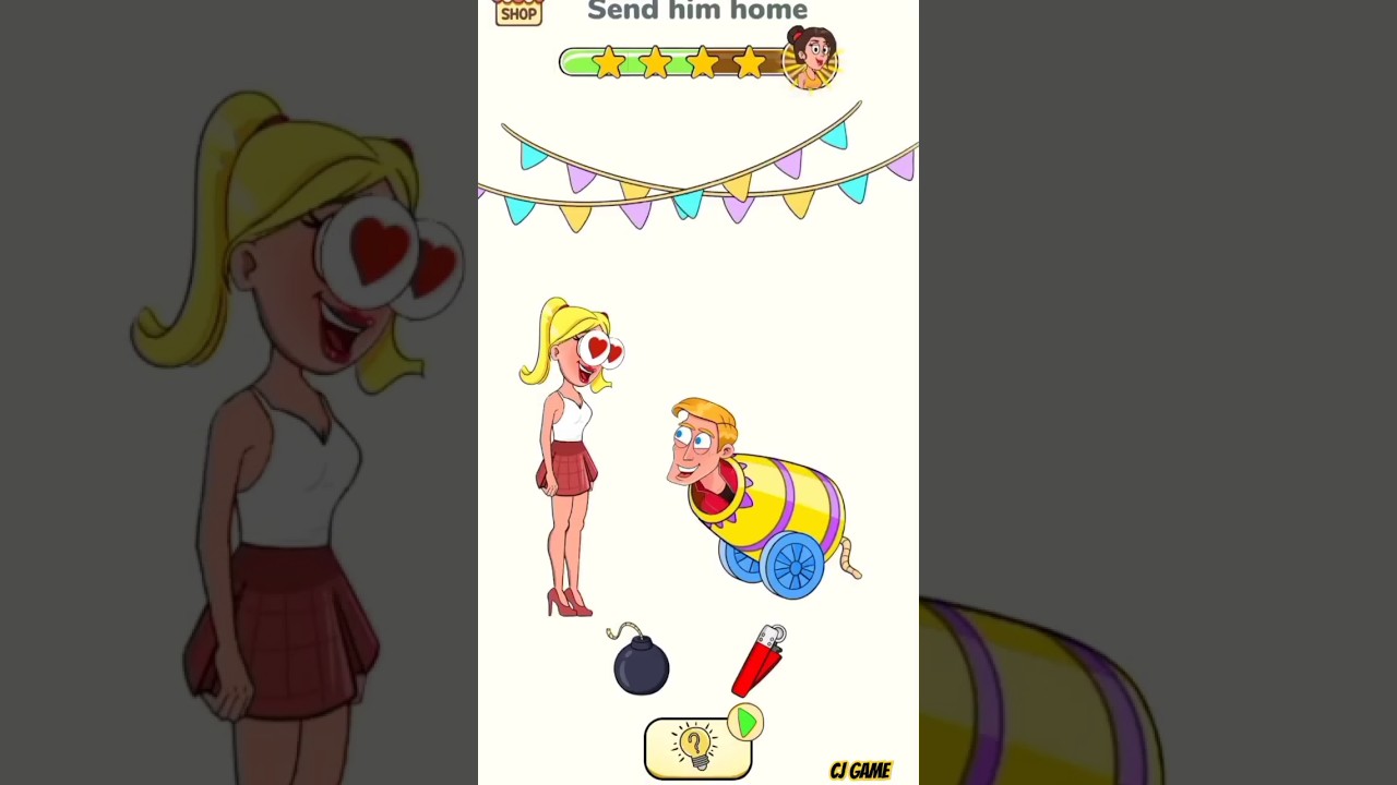 Impossible date:Let's send him home 😁tricky riddle funny gameplay walkthrough Android iOS