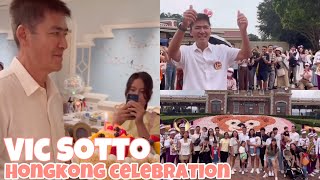 MGA KAGANAPAN SA BIRTHDAY NI VIC SOTTO SA HONGKONG DISNEYLAND IBINAHAGI NI PAULEEN LUNA