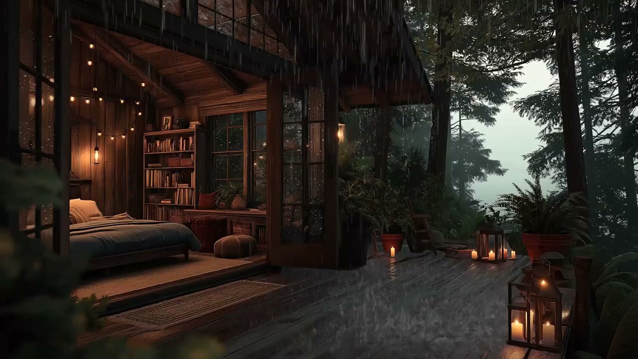 You’ll Fall Asleep in Minutes 🌙 Gentle Rain at Midnight for Deep Sleep & Calm