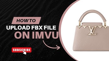 HOW TO UPLOAD FBX FILE/MESHES ON IMVU #imvu #imvucreator 